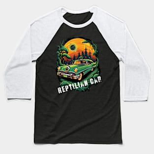 reptilian car Baseball T-Shirt